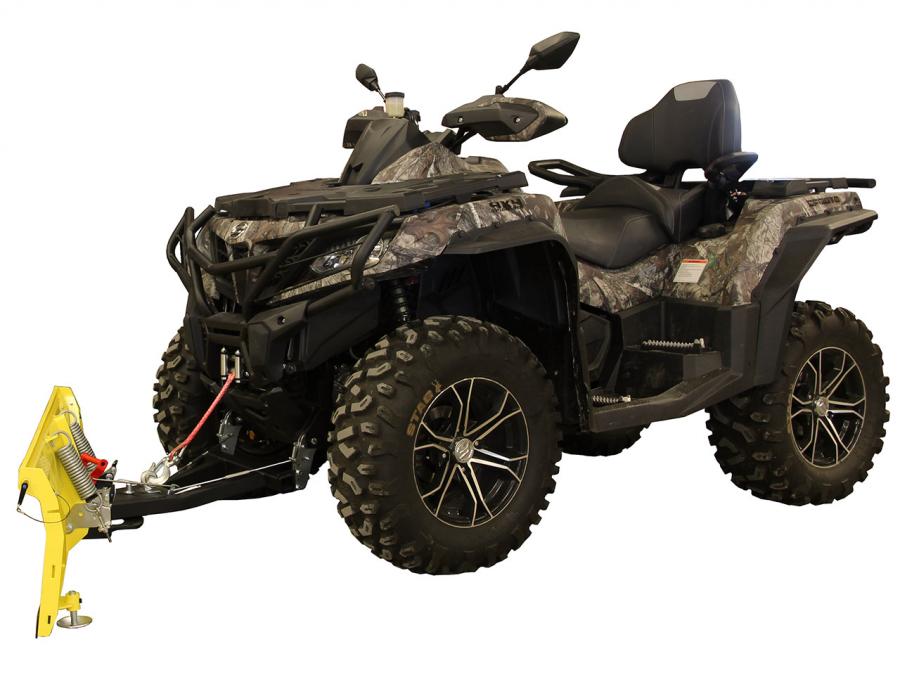 Modular plow bucket kit detail