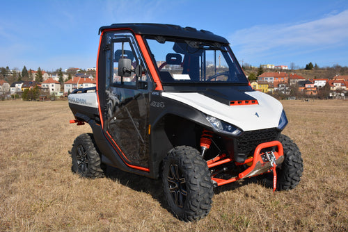 HardCabs full hard cab enclosure installed on a Segway Fugleman UT10