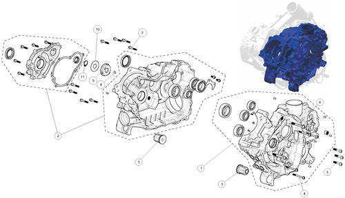 Exploded schematic of Segway AT6 SGW570F Section 7, callout 10 is the respirator cover