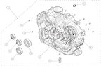 Exploded schematic of Segway AT6 SGW570F Section 8, callout 11 is the oil pickup pipe