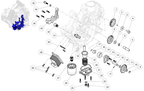Exploded schematic of Segway AT6 SGW570F Section 12, callout 35 is the banjo bolt m8x30