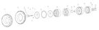 Exploded schematic of Segway AT6 SGW570F Section 18, callout 18 is the 12 "front rim glossy black