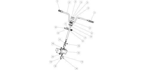 Exploded schematic of Segway AT6 SGW570F Section 38, callout 12 is the eps (ti)