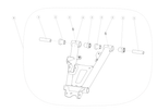 Exploded schematic of Segway AT6 SGW570F Section 44, callout 4-5 is the blue lower weld arm rl