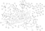Exploded schematic of Segway AT6 SGW570F Section 60, callout 38 is the hexagon flange bolt m10x1.25x215