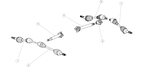 Exploded schematic of Segway AT6 SGW570F Section 69, callout 7 is the shims 40x57x0.1