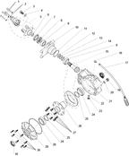 Exploded schematic of Segway AT6 SGW570F Section 85, callout 29 is the rear axle cover