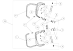 Exploded schematic of Segway AT6 SGW570F Section 87, callout 15 is the handguard protector assy