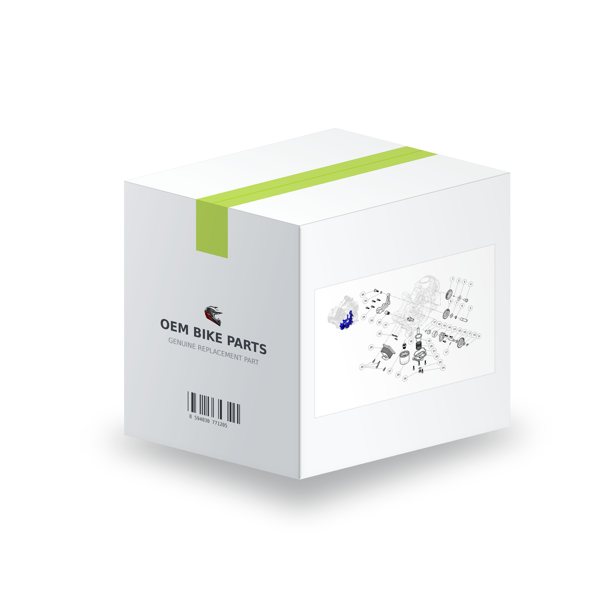 Segway AT6 SGW570F Oil Pump Drive Gear - F01G00010001 in branded OEM Bike Parts packaging box