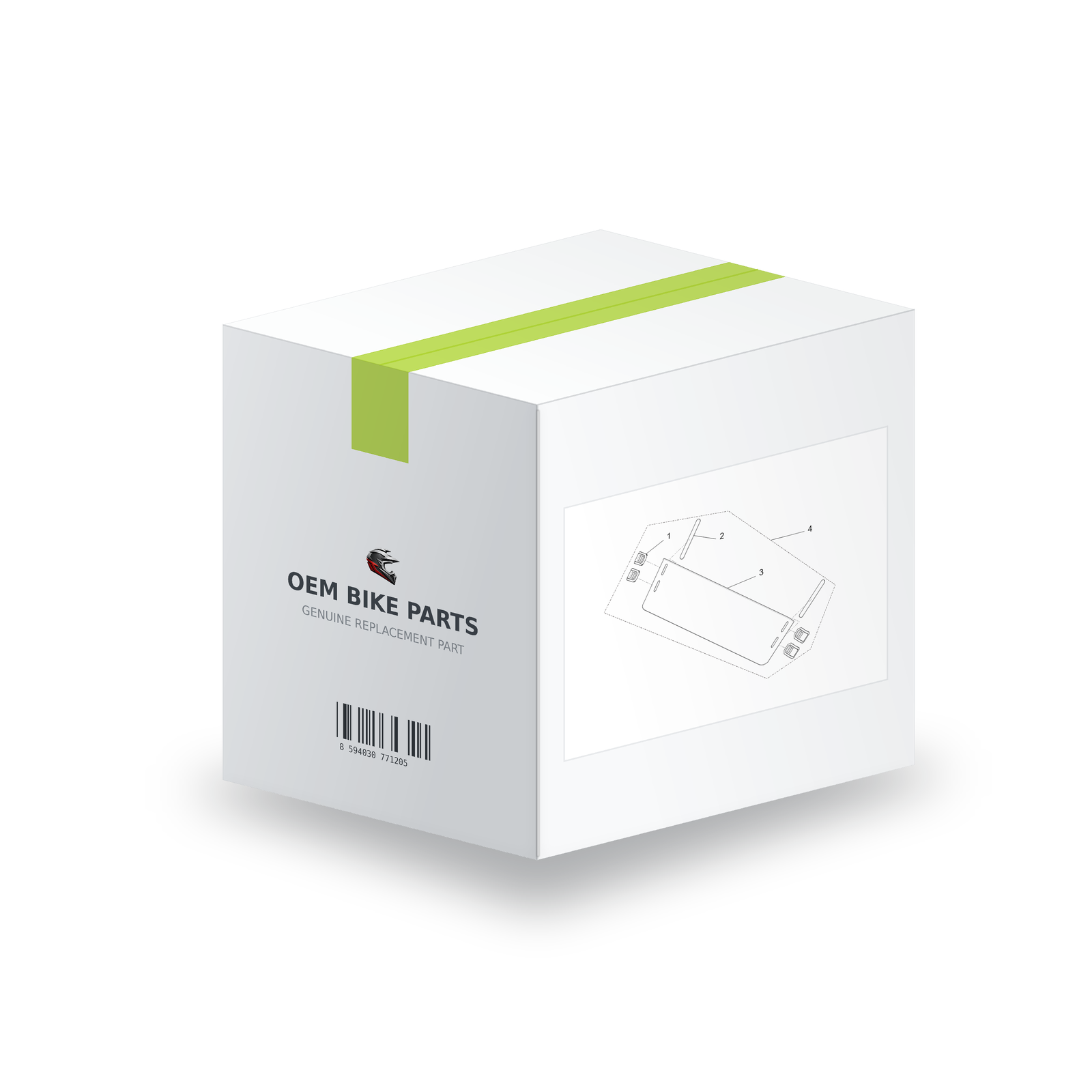 Segway Villain SGW1000F Glass Quick Strap - S01R20103001 in branded OEM Bike Parts packaging box