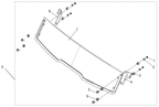 Exploded schematic of Segway Fugleman UT10 Half Windshield, callout 9 is the half windshield