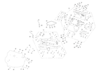 Exploded schematic of Segway Fugleman UT10 Exhaust System Assembly, callout 42 is the large washer a grade 8