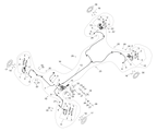Exploded schematic of Segway Fugleman UT10 Driving Brake, callout 36 is the u01_rear brake discφ240，pcd140