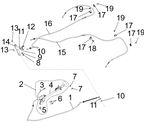 Exploded schematic of Segway Fugleman UT10 Parking Brake, callout 18 is the screw m8x16