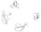 Exploded schematic of Segway Fugleman UT10 Lamp Assembly-us Standard (Without Turn Signal), callout 11 is the u01 rl tail light epa