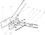 Exploded schematic of Segway Villain SGW1000F Upper Crankcase Cover Sub-assembly, callout 11 is the upper crankcase cover (ssv)