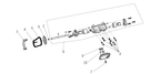 Exploded schematic of Segway Villain SGW1000F Lubrication System, callout 10 is the oil strainer assembly