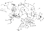 Exploded schematic of Segway Villain SGW1000F Electrical Assembly (US), callout 55 is the flameout switch adapter